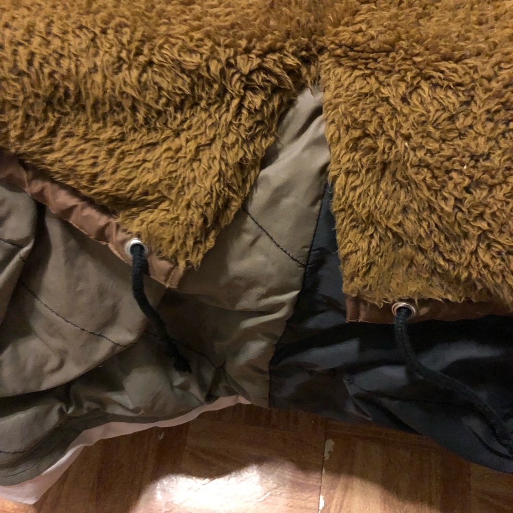 Champion Sherpa Lined Stadium Jacket Gold Size XL Retail $200 AF Tax New WO Tags - Picture 4 of 7